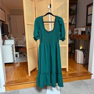 Hill House Louisa Nap Dress in Botanical Garden Crepe